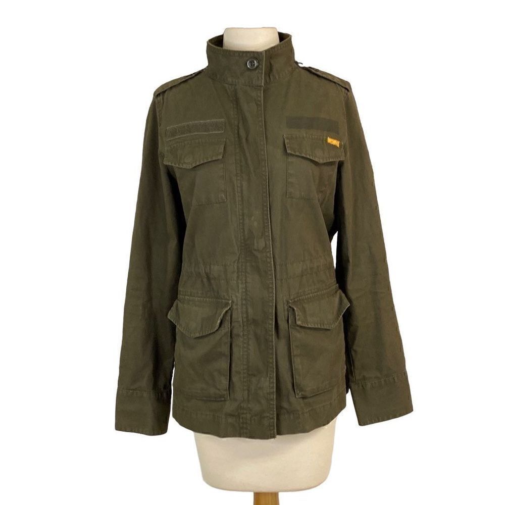 Old Navy Army Green Women’s Military Style Zip Up Jacket Size Small